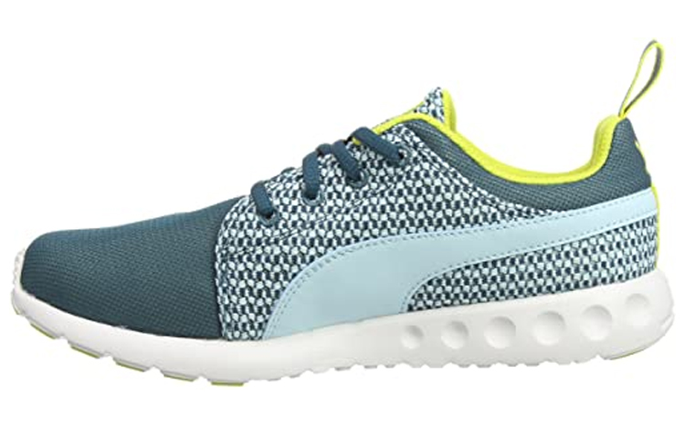 PUMA Carson Runner Knit Low top Casual Shoes Women's Blue Green