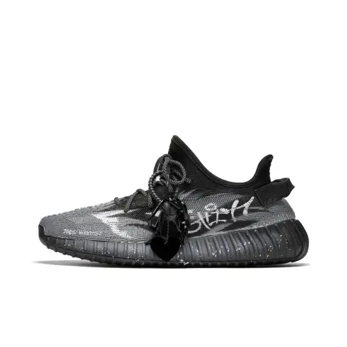 Adidas Originals Yeezy Boost 350 V2 Low top Casual Shoes Unisex Black Gray