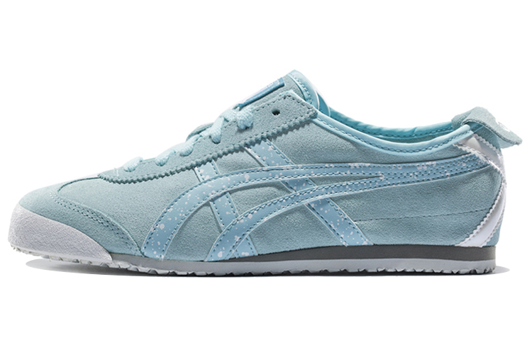 Onitsuka Tiger MEXICO 66 Slip Resistant Abrasion Resistant Low top Casual Shoes Unisex Aqua Blue