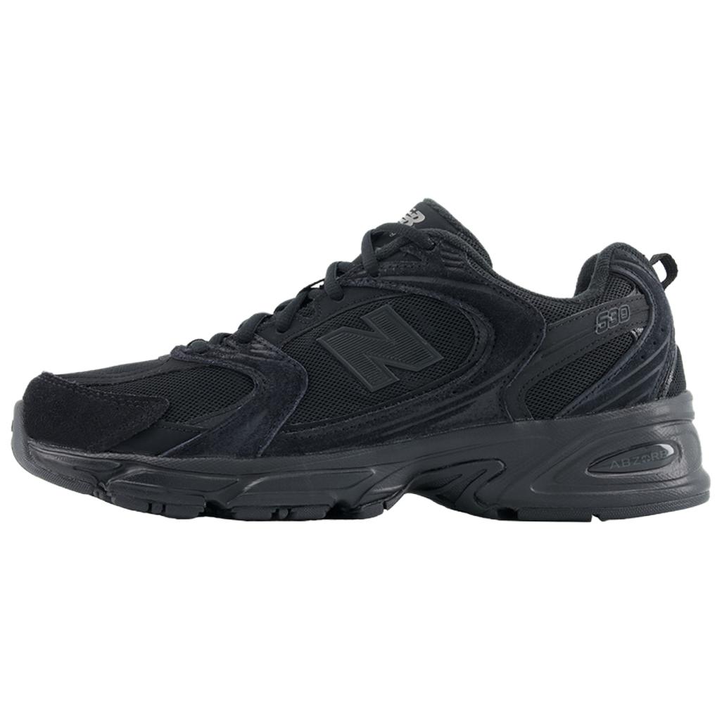 New Balance NB 530 comfortable, soft and wear-resistant lifestyle shoes for men and women, black
