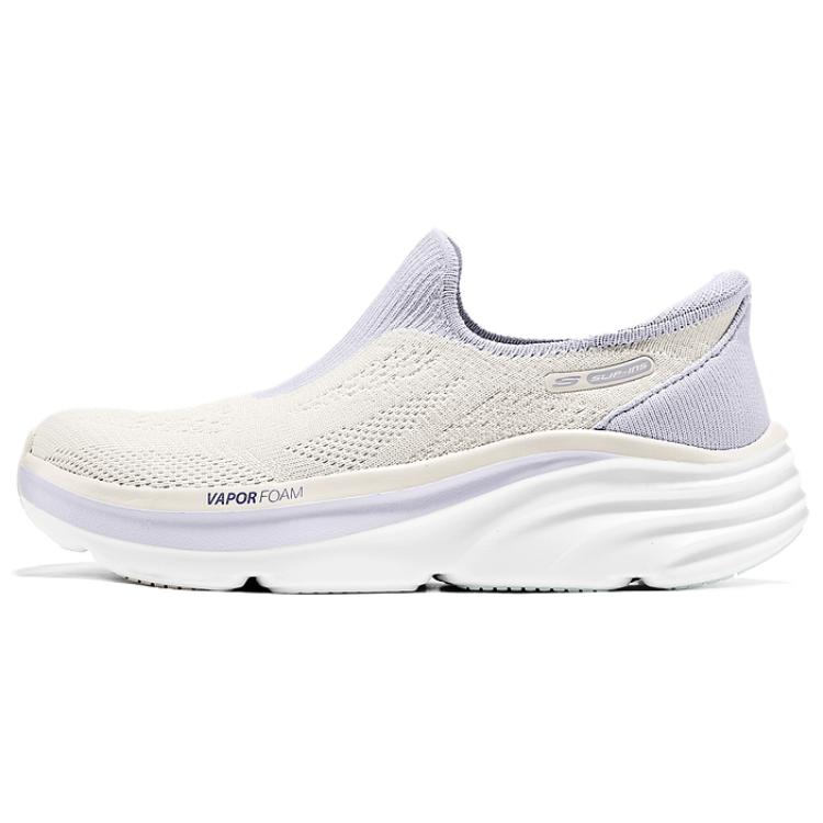 Skechers D’Lux Vapor Abrasion Resistant Breathable Low top Casual Shoes Women’s Beige Purple