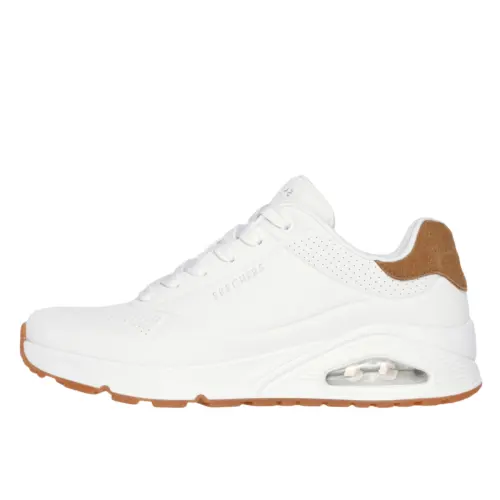 Skechers Uno Low top Casual Shoes Men's White Brown
