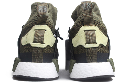 Мужские кроссовки adidas originals NMD XR1 Winter (зелено-белые) — Зелёный / белый — фото 4