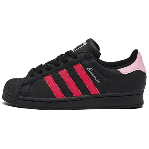 Adidas Wmns Superstar 'Black Scarlet Pink' Women's
