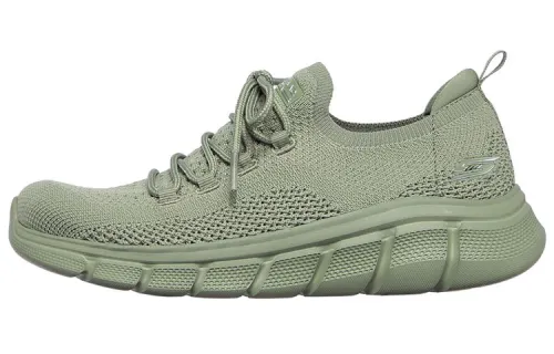 Skechers BOBS B FLEX Fabric Comfortable Low top Sports Casual Shoes Women's Green