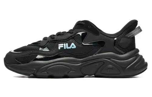 FILA FUSION Fila trendy brand Mars 1 fabric synthetic leather Mars low-top sports and casual shoes men's black