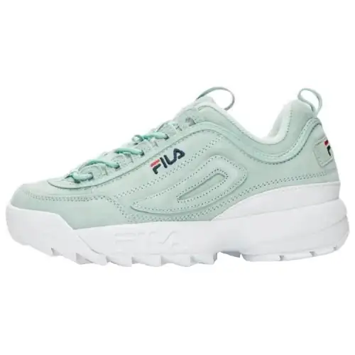 FILA DISRUPTOR II PREMIUM Abrasion Resistant Low top Casual Shoes Women's Turquoise