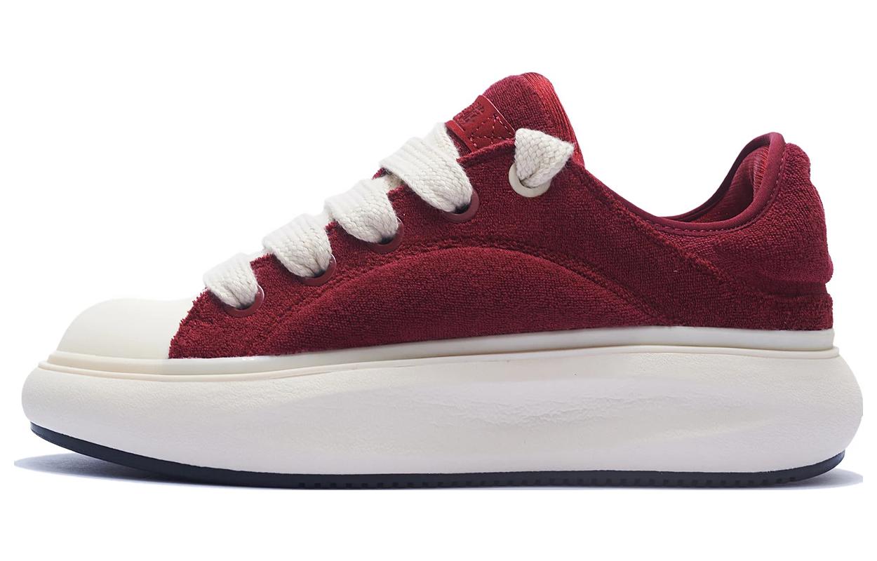 Li Ning Yun You C4D Slip Resistant Abrasion Resistant Low top Sports Casual Shoes Men's Red