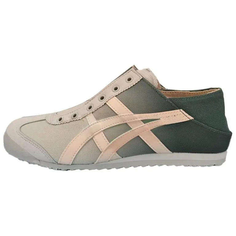Onitsuka Tiger MEXICO 66 Abrasion Resistant, Breathable, Lightweight Low top Casual Shoes Unisex Green