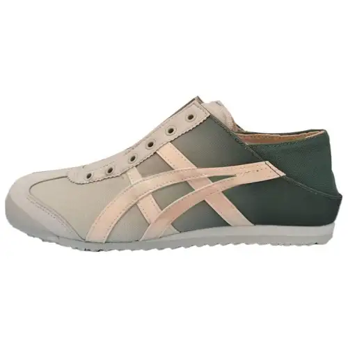 Onitsuka Tiger MEXICO 66 Abrasion Resistant, Breathable, Lightweight Low top Casual Shoes Unisex Green