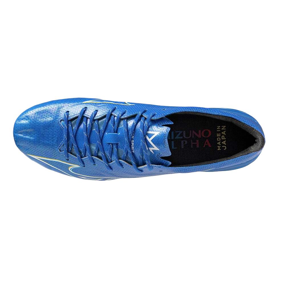 Mizuno Soccer Shoes Unisex Laser Blue White Gold