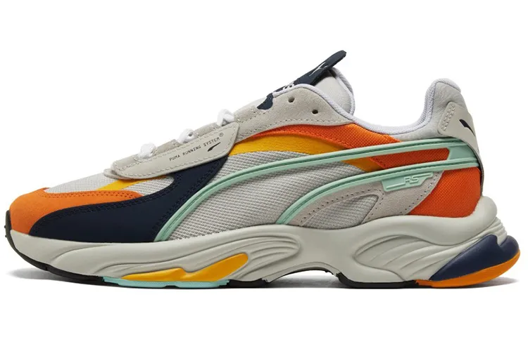 PUMA Unisex Rs connect Dust Sneakers Orange 'Gray'