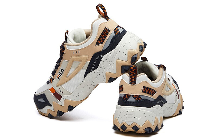Кроссовки Fila Fusion (бежевые) — фото 5