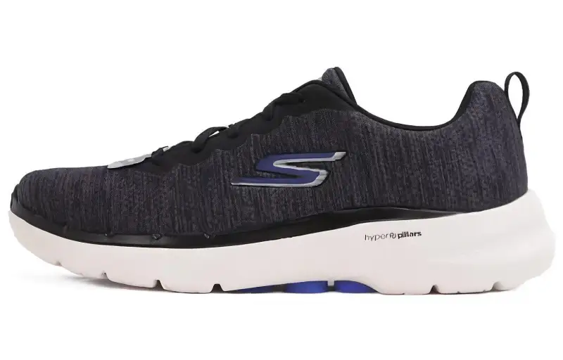 Skechers Go Walk 6 Low top Casual Shoes Men's Black Blue