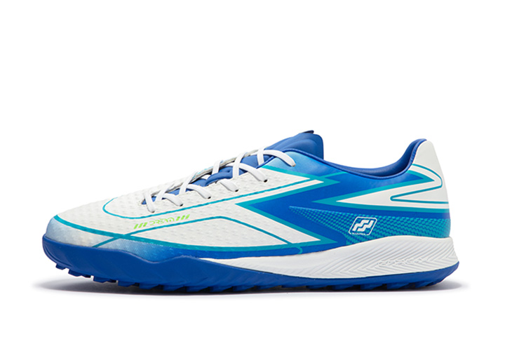 361° Dream Chaser TF Classic Cushioning Slip Resistant Abrasion Resistant Soccer Shoes Unisex White Blue