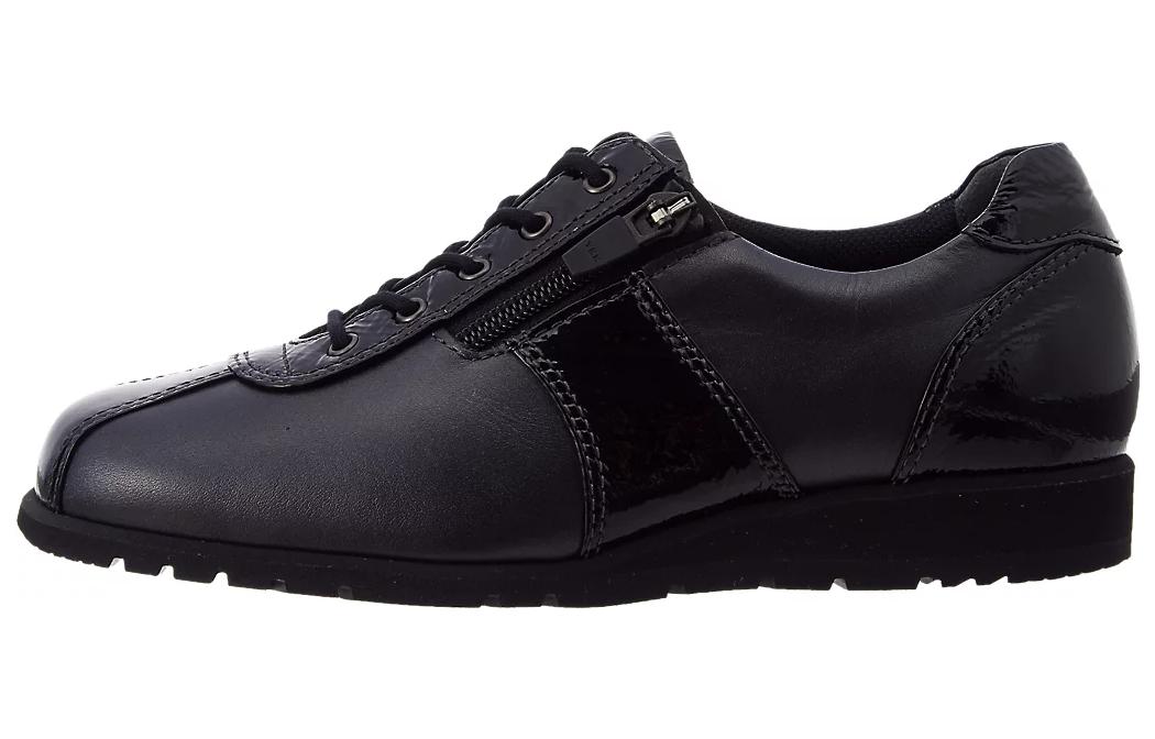 Asics Pedala Comfortable Round Toe Abrasion Resistant Breathable Low top Casual Shoes Women's Black