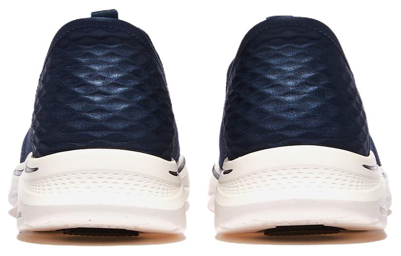 Skechers GO WALK 7 Soft And Comfortable Cushioning, Wear Resistant Low top Casual Shoes Men’s Blue White
