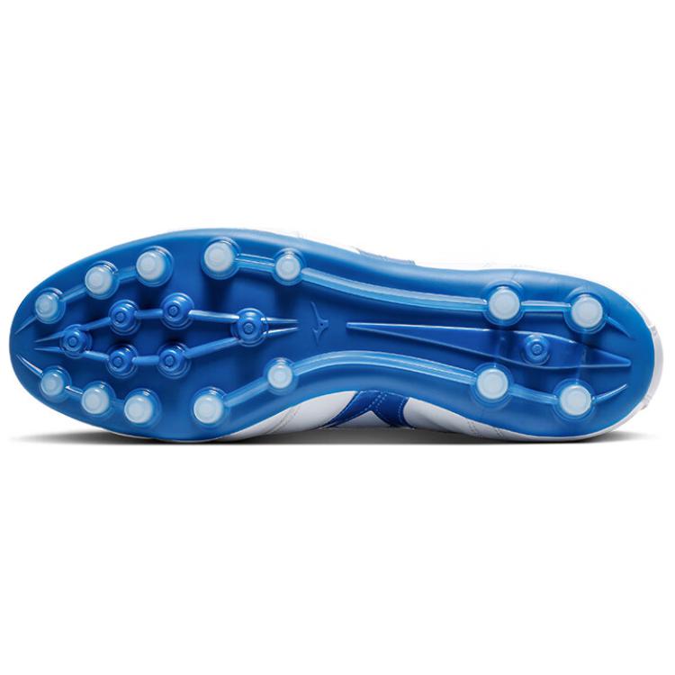 Mizuno MORELIA 2 AG Artificial Ground Artificial Turf Abrasion Resistant Soccer Shoes Men’s White Blue