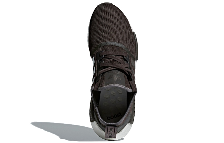 Кроссовки adidas NMD_R1 Trace Grey Metallic (черно-белые) — Чёрный / белый — фото 5
