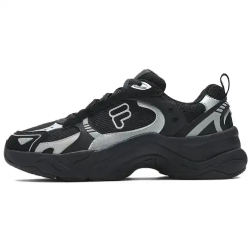 FILA FUSION UNIQUE Lightweight Low top Casual Shoes Women's Black