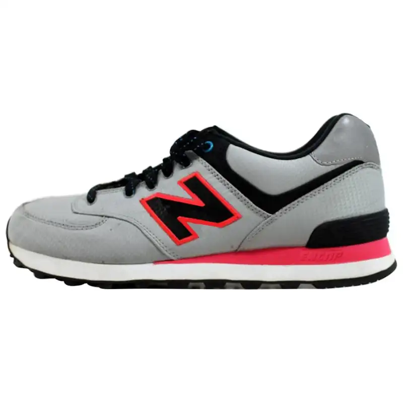 New Balance 574 Windbreaker Grey Black Pink