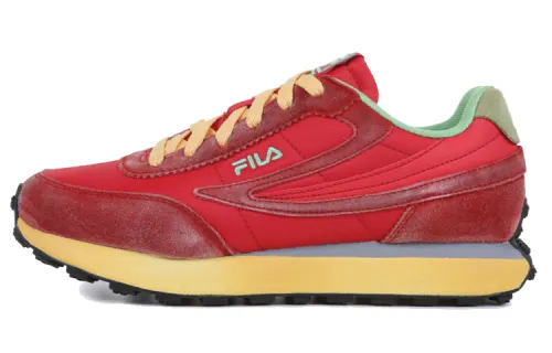 FILA Pontino Washing Pontino Washing Fabric Low top Casual Shoes Unisex Red Korean Style
