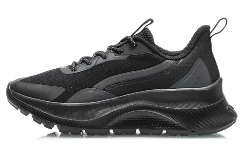Li Ning CF Casual Shoes Women's Low Top Black