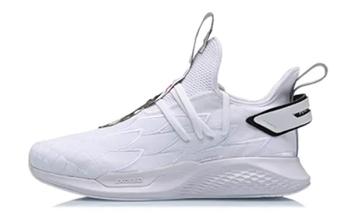 Li Ning CF Casual Shoes Men's Low Top Black/White