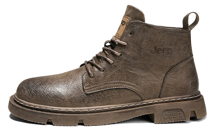Jeep Combat Boots Men's Khaki
