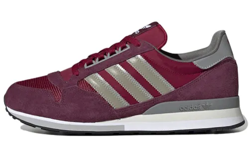 Adidas Originals ZX 500 Casual Shoes Men's Low Top Burgundy
