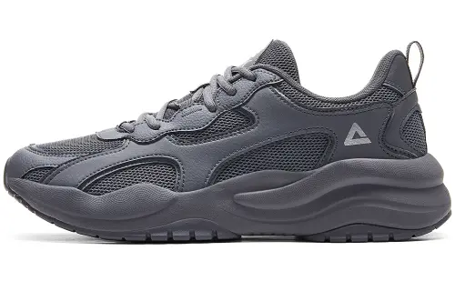 PEAK Wave Cushioning Slip Resistant Abrasion Resistant Rebound Low top Casual Shoes Men's Paloma Gray