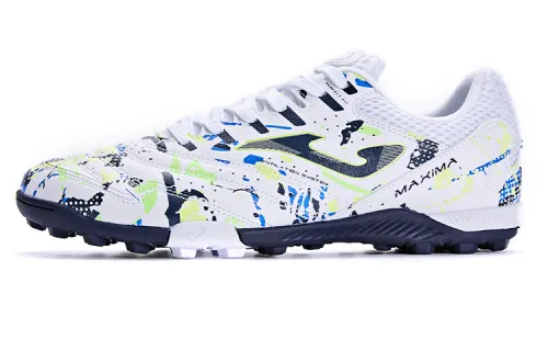 Joma AG Artificial Ground Slip Resistant Abrasion Resistant Soccer Shoes Men's White