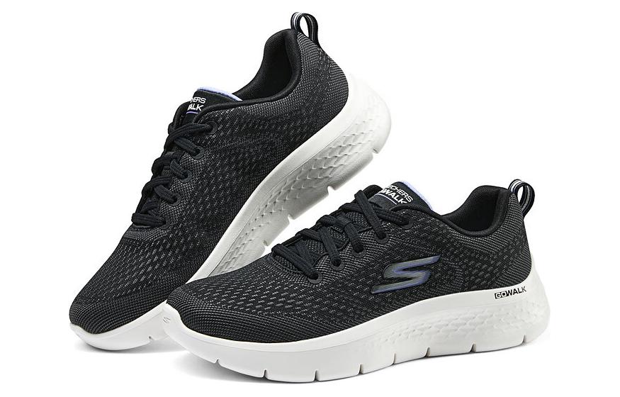 Skechers Go Walk Fle Low top Casual Shoes Women’s Black White