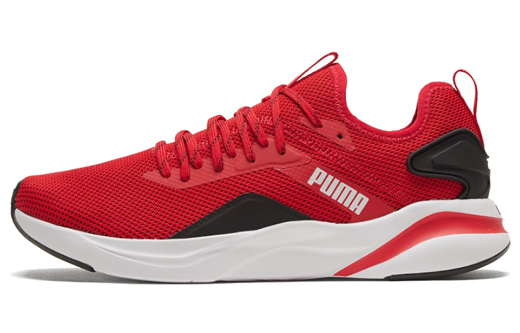 PUMA Softride Rift Knit Red/Black/White Low Sneakers