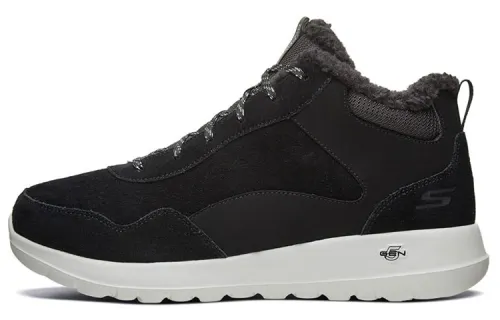 Skechers Fleece Lined Thermal Mid top Casual Shoes Men's Black