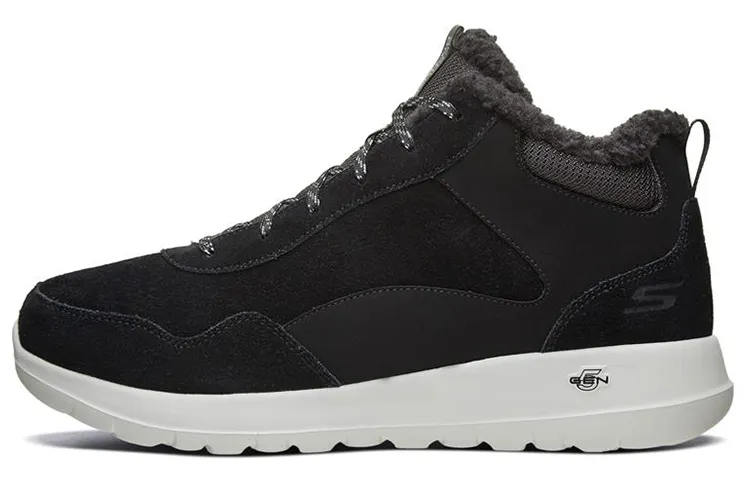 Skechers Fleece Lined Thermal Mid top Casual Shoes Men's Black