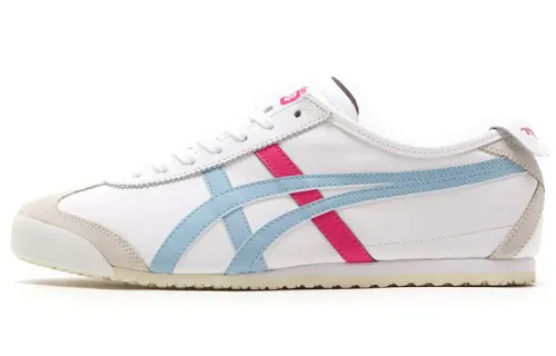 Onitsuka Tiger MEXICO 66 Casual Shoes Unisex Low Top White/Blue/Pink