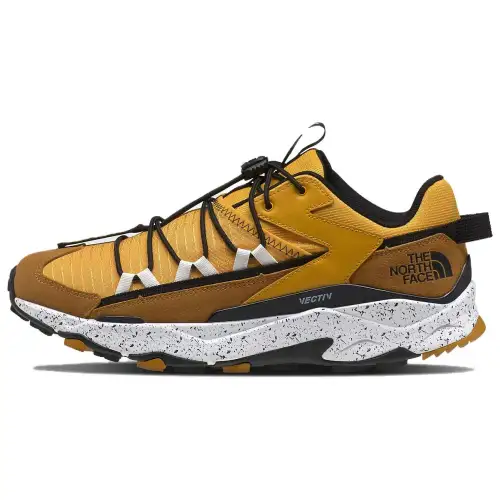 THE NORTH FACE VECTIV Taraval Tech Slip Resistant Abrasion Resistant Low top Casual Shoes Men's Yellow