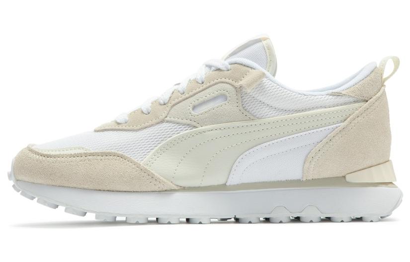 Кроссовки PUMA Rider FV Retro Rewind (бело-желтые)