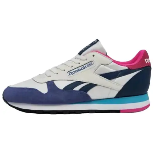 Reebok Classic Leather 'Uniform Blue Laser Pink'