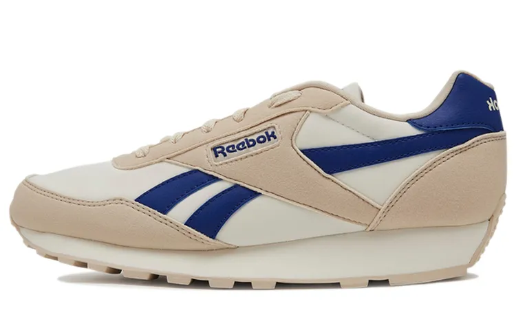 Reebok Rewind Comfortable Abrasion Resistant Abrasion Resistant Low top Casual Shoes Unisex Brown Blue