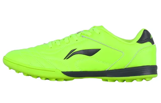 Li Ning Comfortable TF Turf Artificial Turf Synthetic Leather Cushioning Slip Resistant Abrasion Resistant Soccer Shoes
