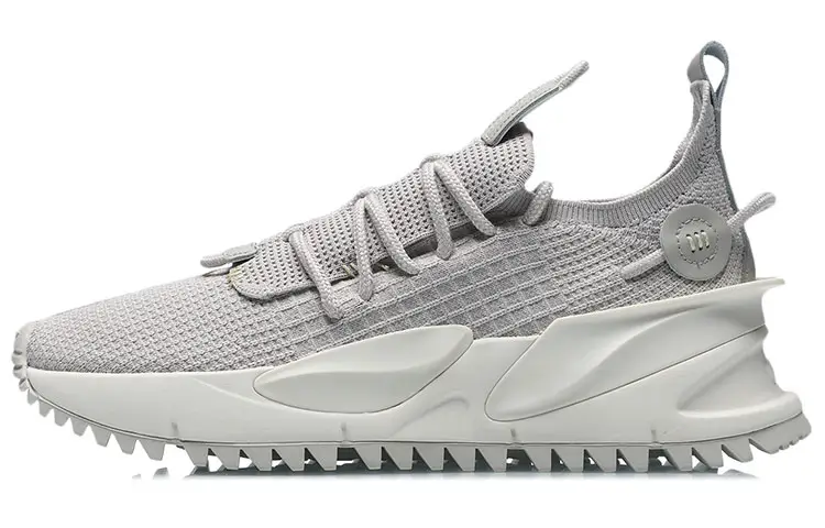 Li Ning CF Casual Shoes Men's Low Top Gray