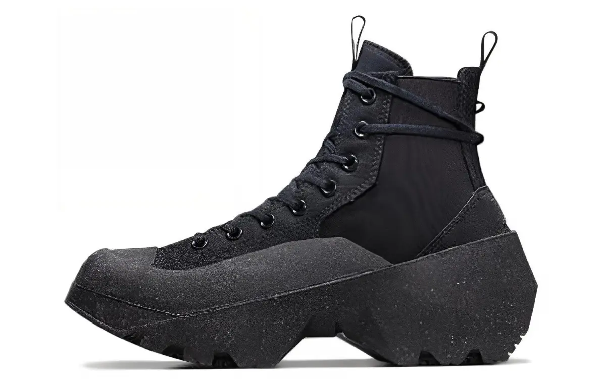 Converse Chuck 70 Geo Forma Cushioning Abrasion Resistant Cushioning, Wear Resistant High top Casual Shoes Unisex Black