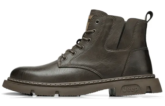 Jeep Combat Boots Men's Khaki
