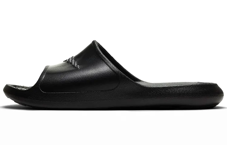 Nike Victori One Shower Slide Polka Dot Swoosh Black Women's