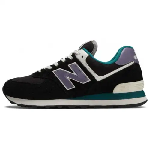 574 New Balance 'Black Purple Teal'