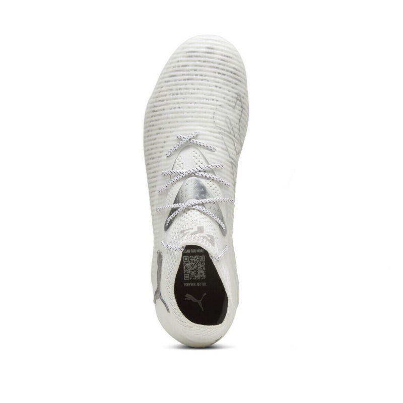 PUMA FUTURE 8 FG Firm Ground Fabric Abrasion Resistant Abrasion Resistant Soccer Shoes Unisex White