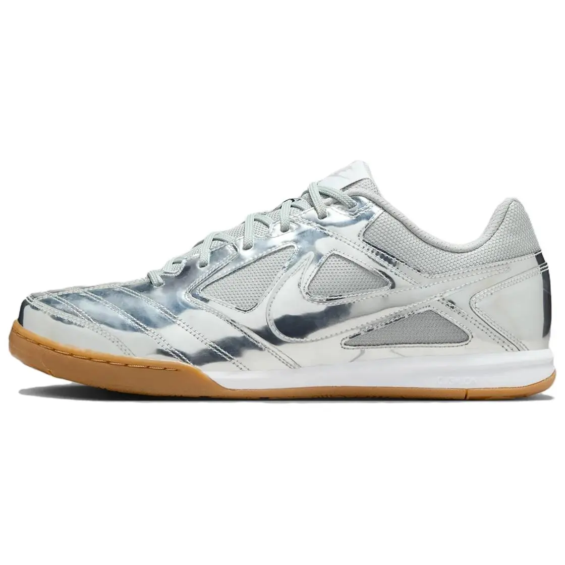 Nike Gato LV8 Metallic Silver White Gum Light Brown