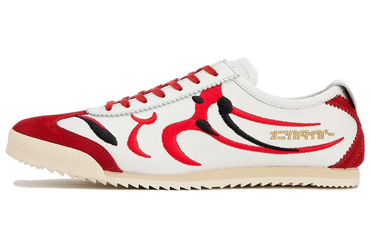 Asics Onitsuka Tiger Mexico 66 Deluxe Nm White Classic Red Kumadori